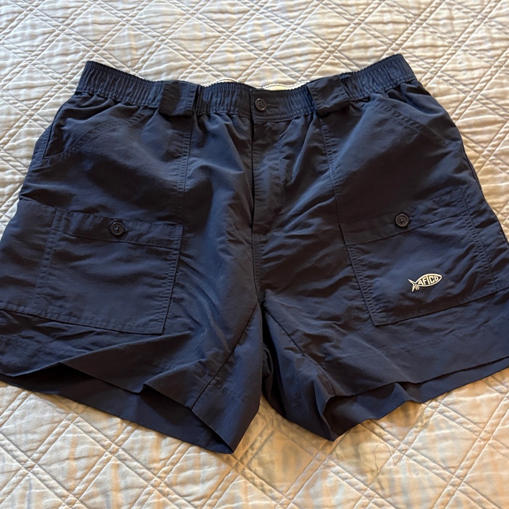 AFTCO Dark Blue Utility Shorts